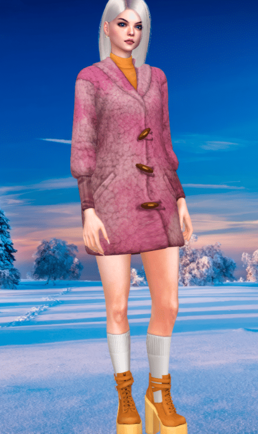 Short Polar Dress for Female