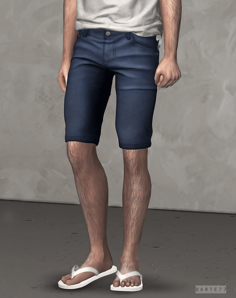 Slim Denim Shorts