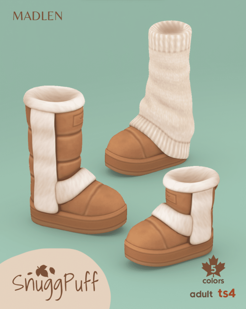 Snugg Puff Boots Set by Madlen