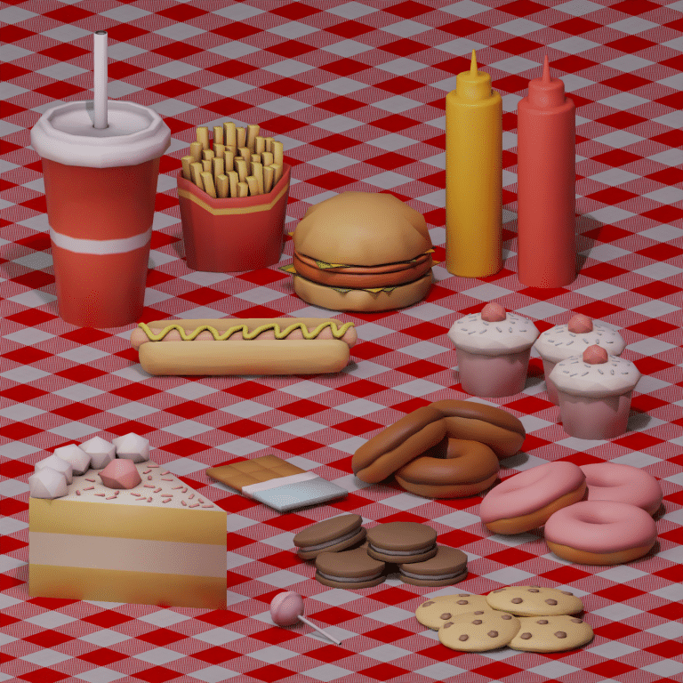 Foodie Fantasy Decor Part 1 by Snootysims