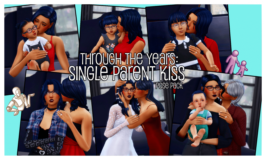 Through The Years: Single Parent Kiss
