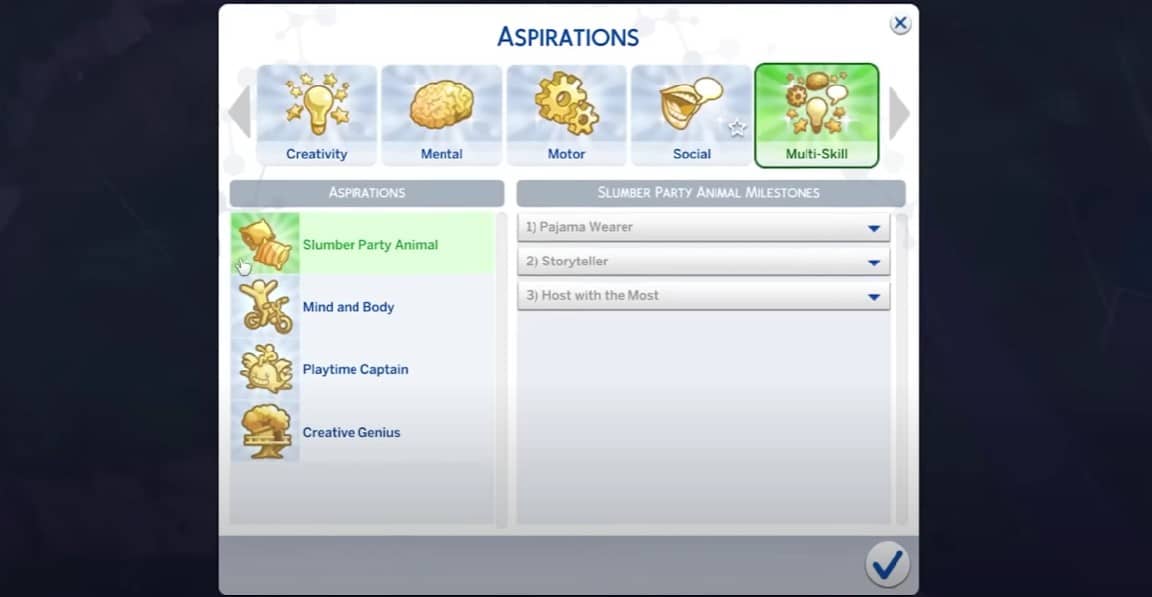 Sims 4 Aspiration Cheats: Complete Milestones And Unlock Aspiration Traits