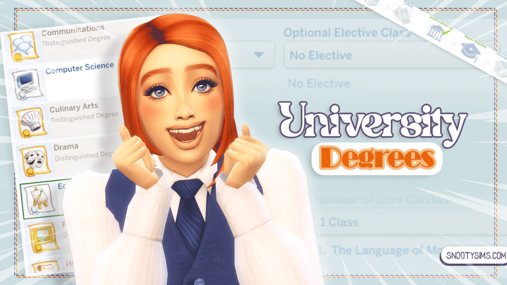How to Cheat a Degree in Sims 4 Discover University - Must Have Mods