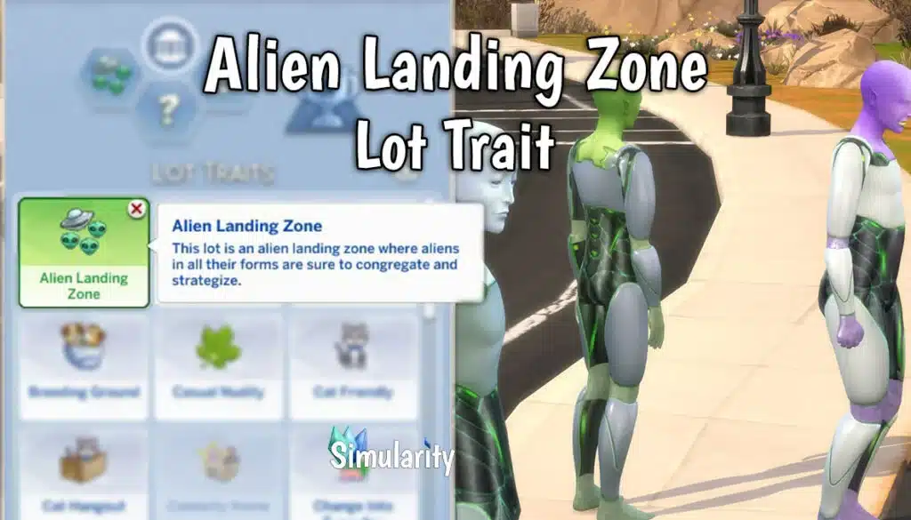 Alien Landing Zone Lot Trait