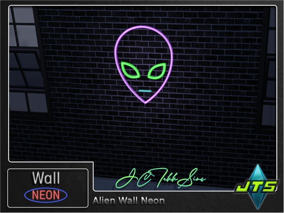 Alien Neon Wall Light