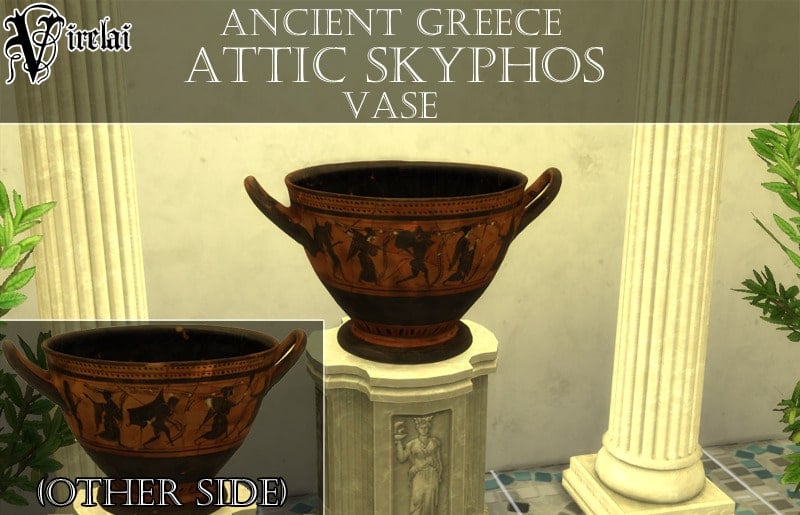 Attic Skyphos Vase