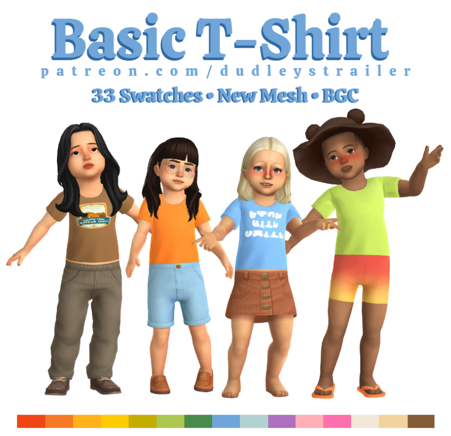 Basic T-Shirt for Toddlers