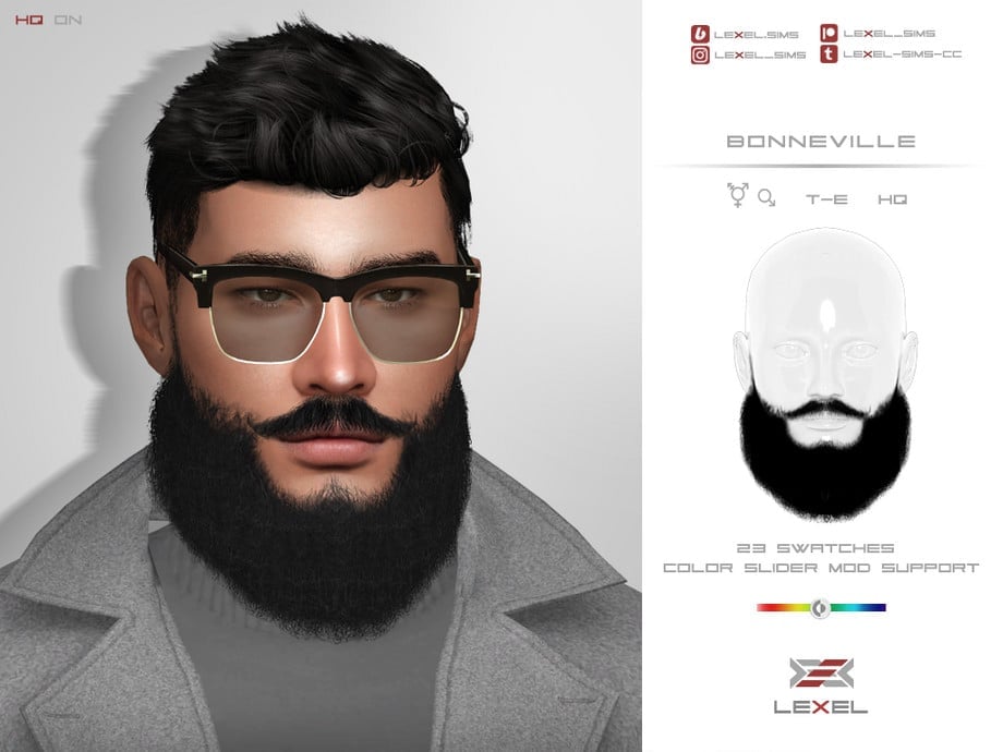 Bonneville Facial Hair