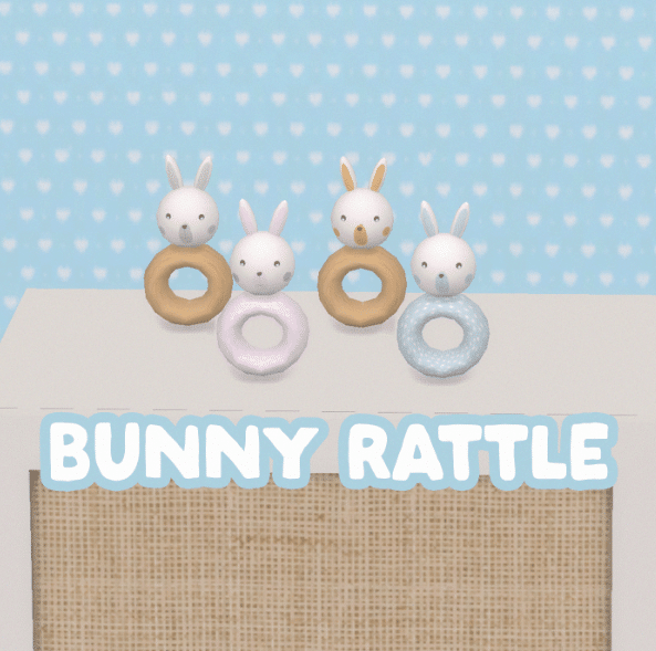 Bunny Rattle Functional Toy