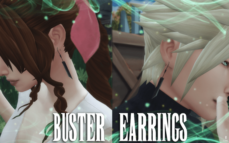 Buster Sword Earrings for Male and Female [MM]