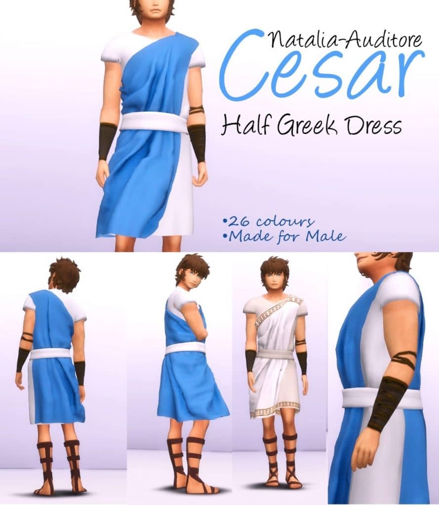 Cesar Half Greek Dress
