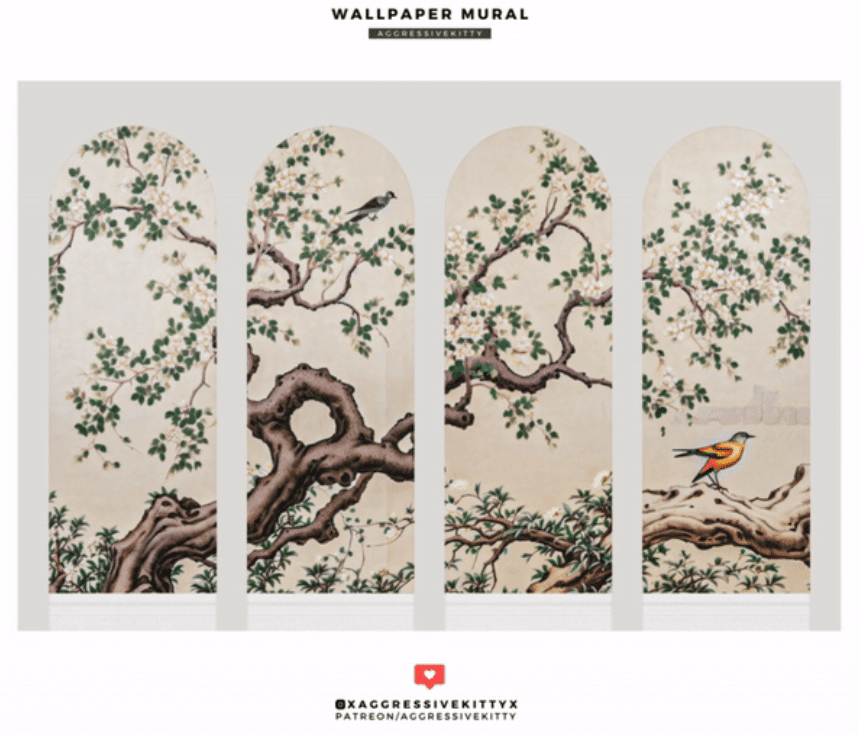 Chinoiserie Tree Wallpaper Mural