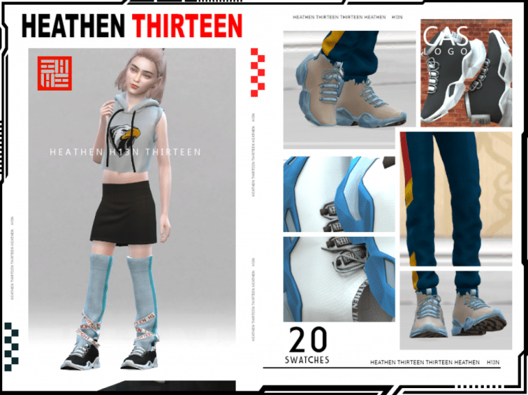 Chunky High Top Sock Techwear Sneaker for Children