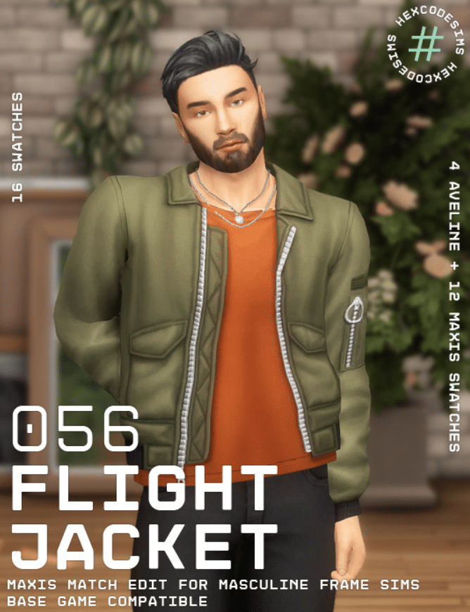 Cool Flight Jacket for Male
