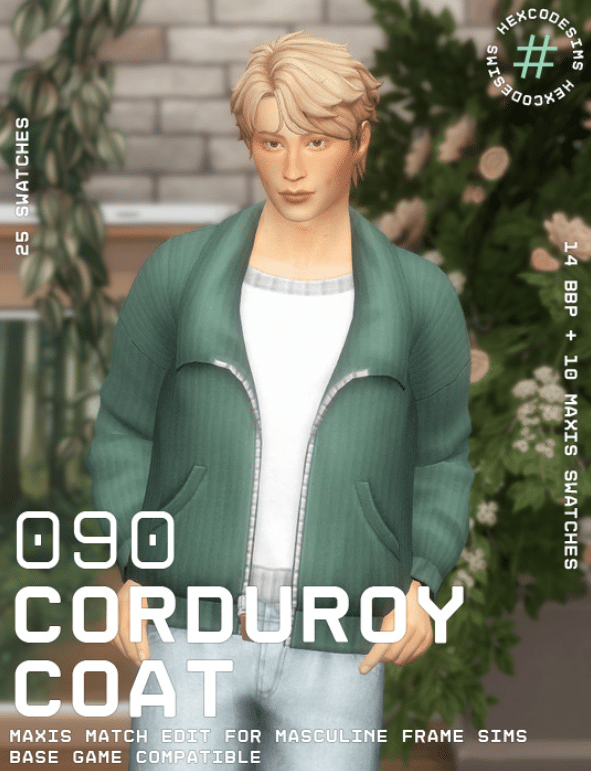 Corduroy Coat for Male