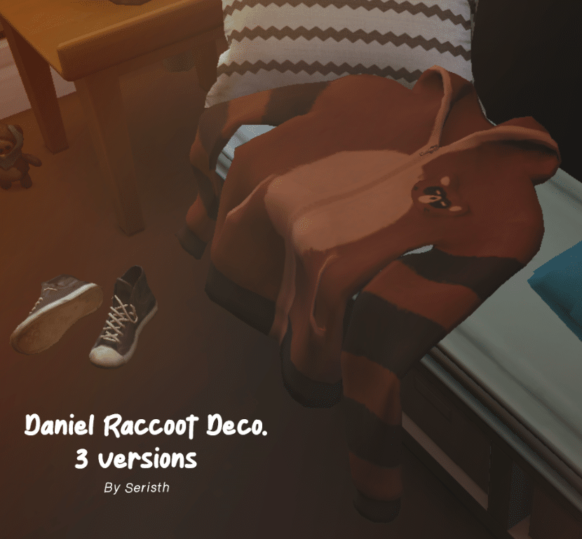 Daniel Racoon Hoodie Bedroom Decor
