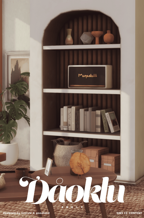 Dåoklu Modern Wall Bookshelf