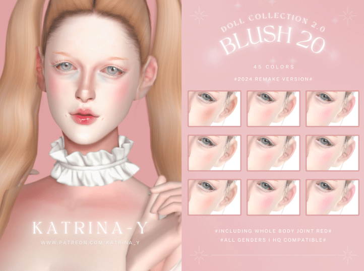 Doll Blush On Makeup