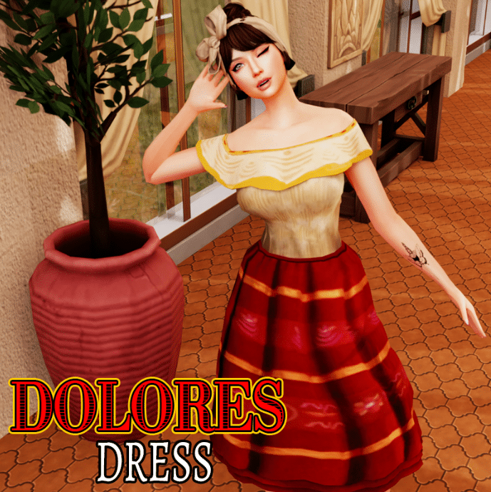 Dolores Off-Shoulder Dress for Female