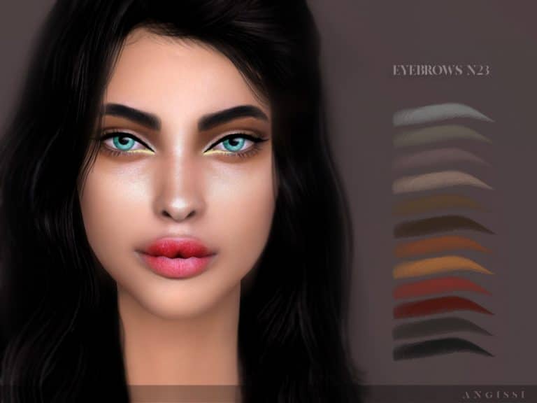 The Best Eyebrows CC & Mods for The Sims 4!