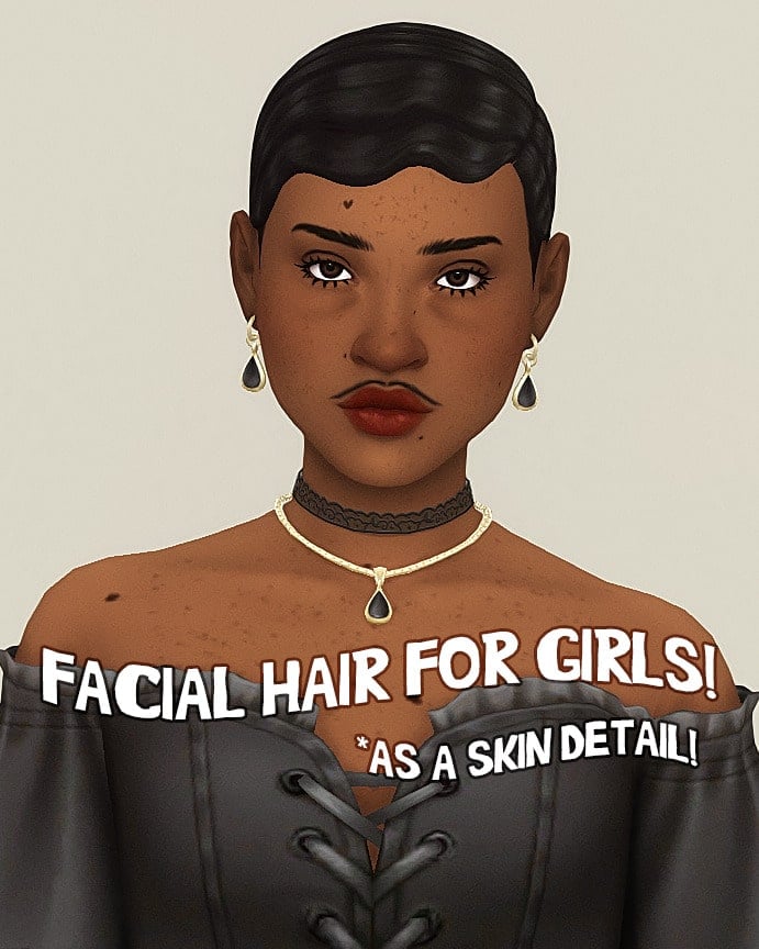 Facial Hair for Girls