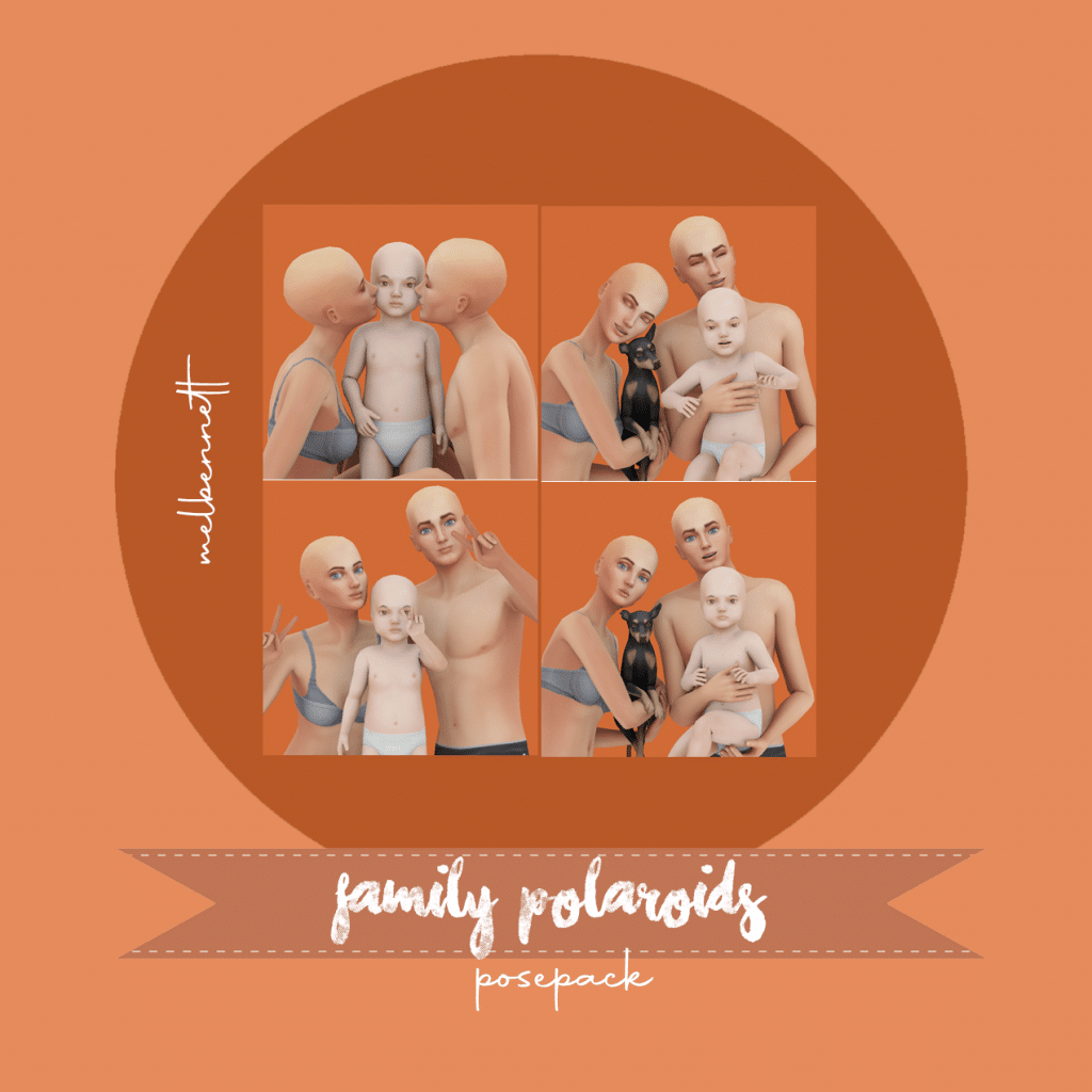 Family Polaroids Posepack