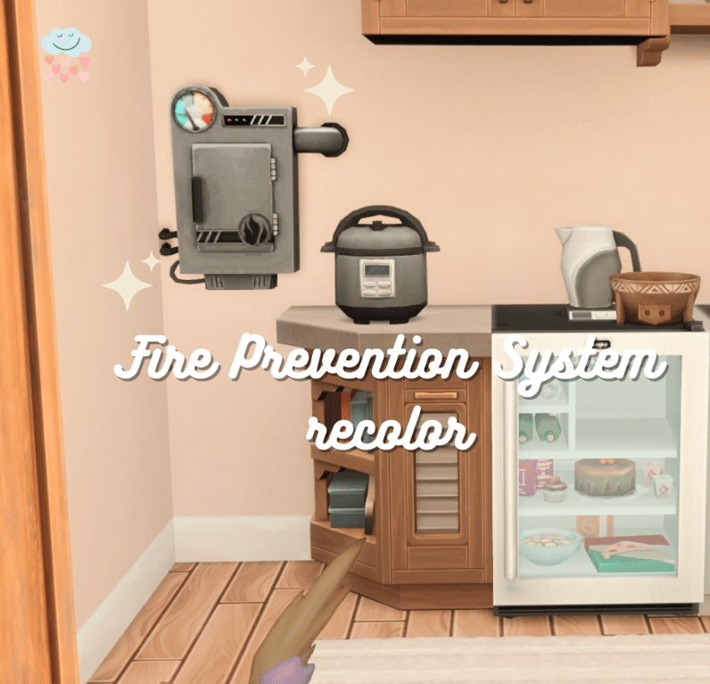 Fire Prevention System Wall Kitchen Decor