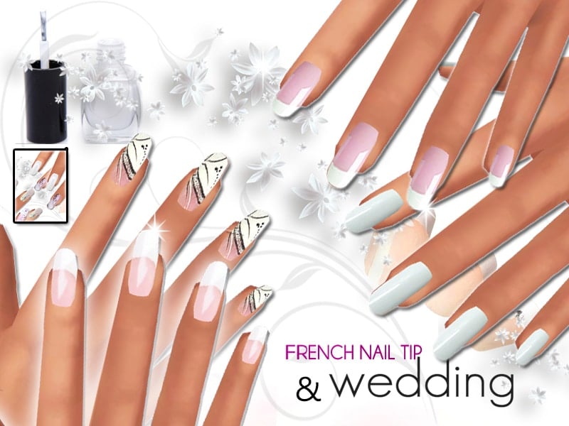 French Manicure and Wedding Nails Pack