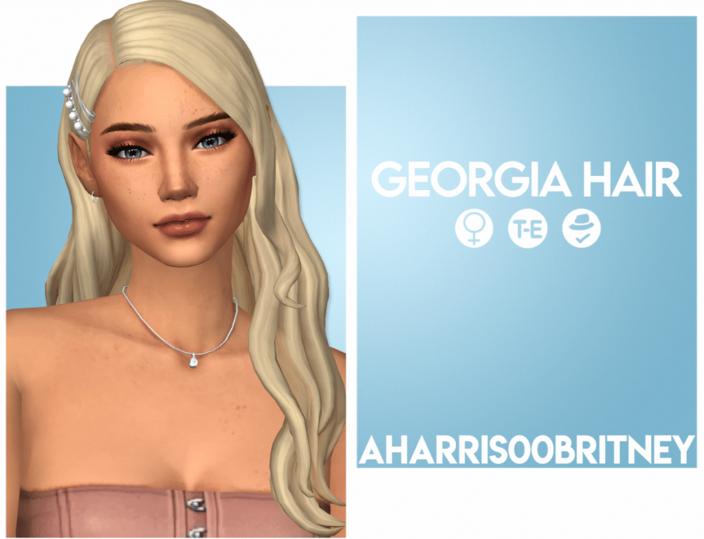 Georgia Long Wavy Hairstyle for Female