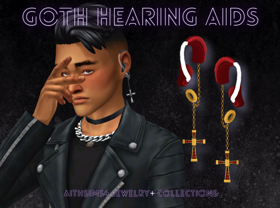 Goth Hearing Aids Ear Accessory