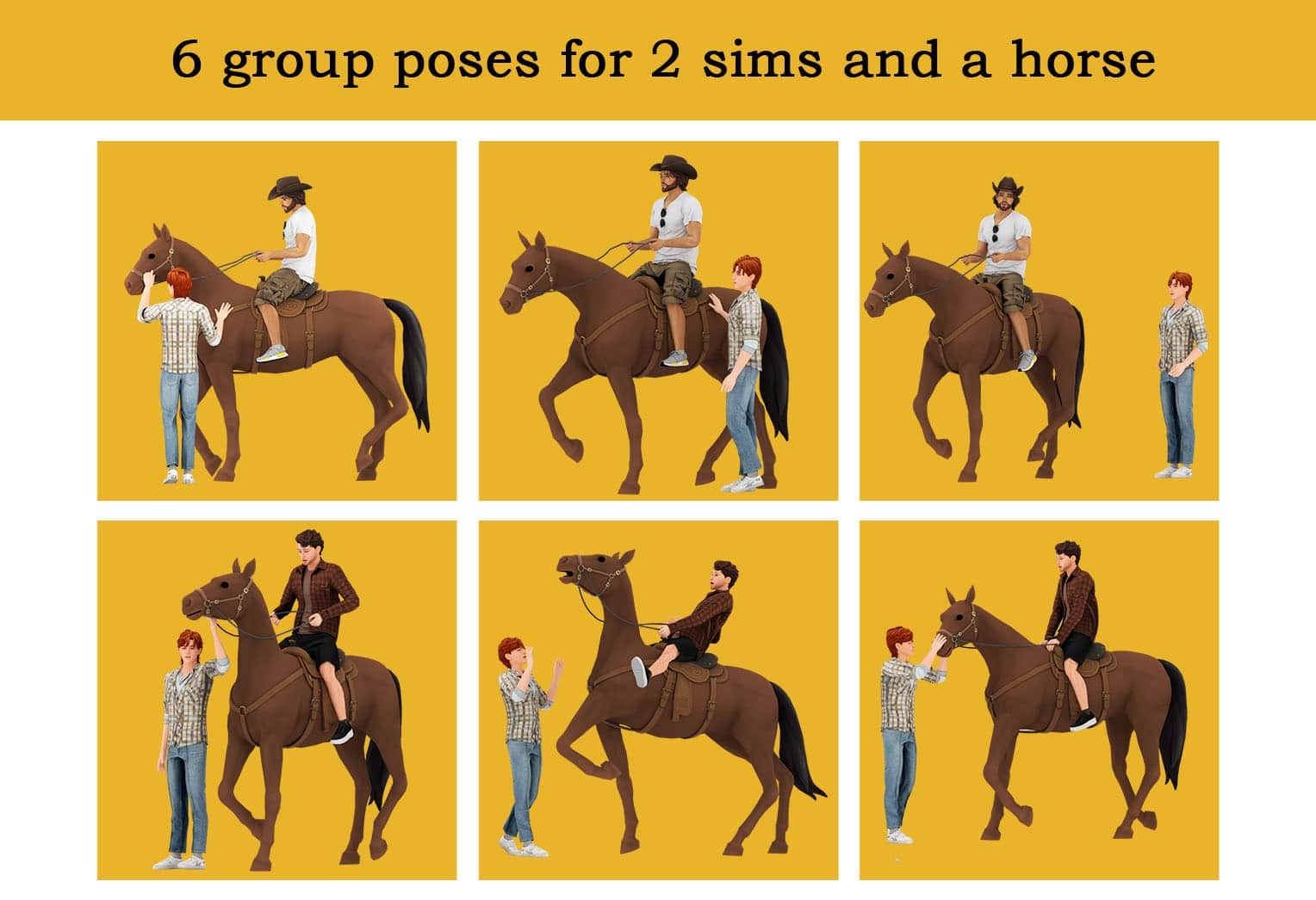 Horse Riding Lessons Poses