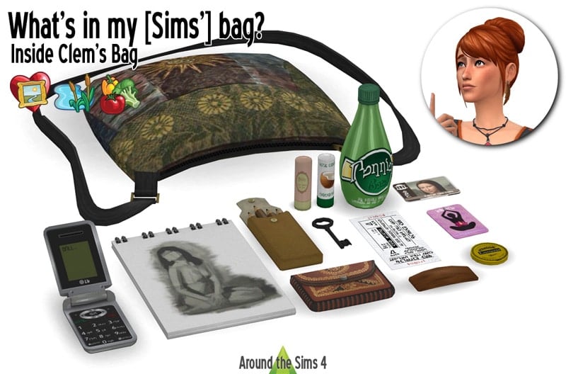 Inside Clem's Bag