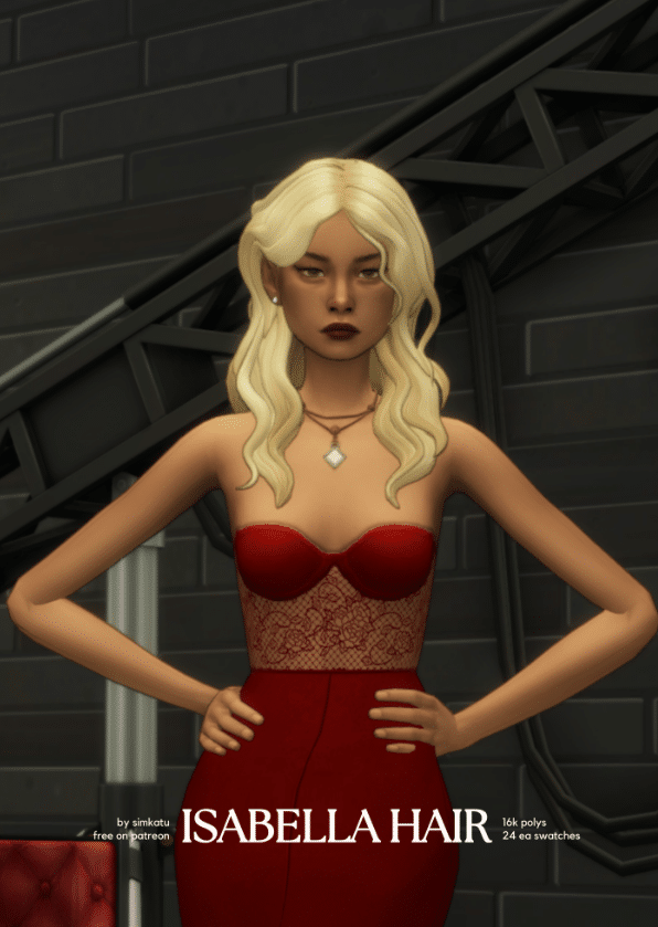 Isabella Long Layered Hairstyle for Female