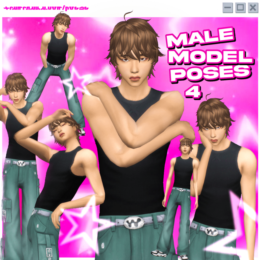 Korean Model Poses for Male