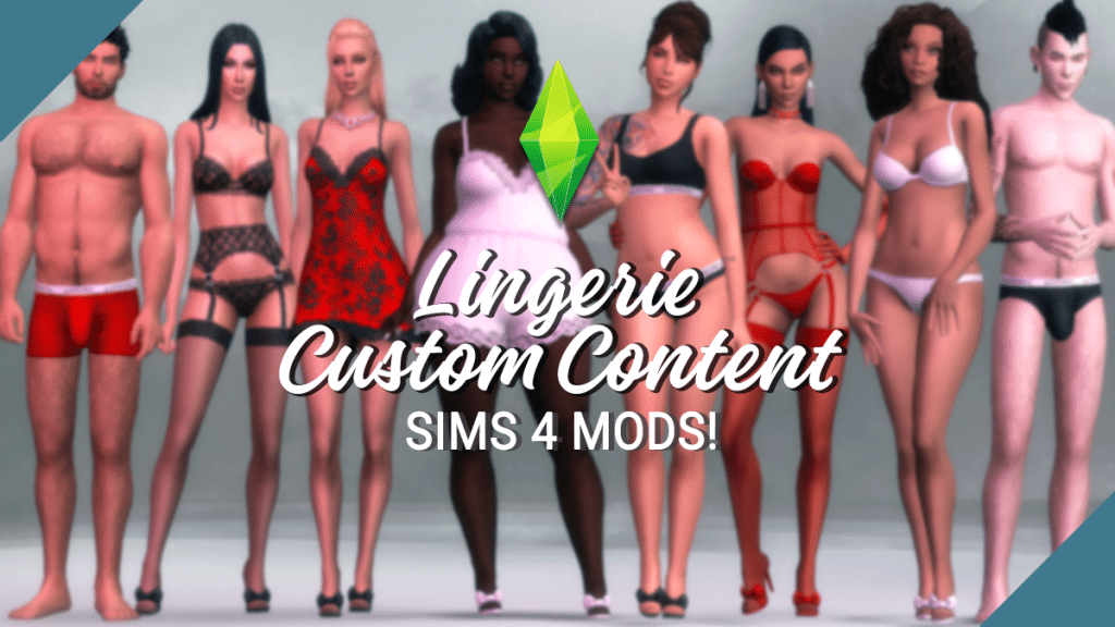 Sims 4 Lingerie CC You Mustn't Miss Out On