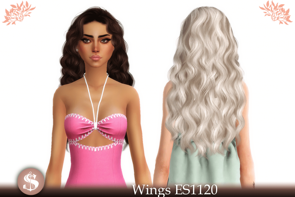 Long Curly Hairstyle Retexture for Female