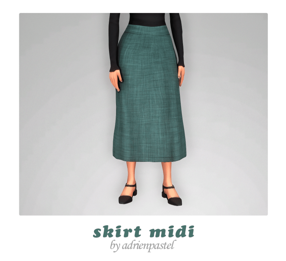 Long Midi Skirt for Female