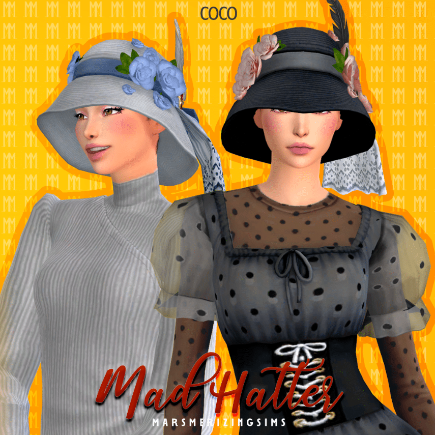 Mad Hatter Bucket Hats for Female