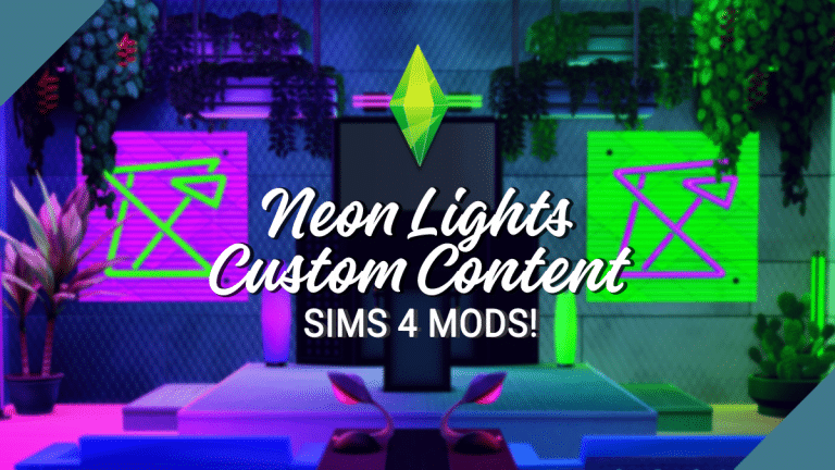 Sims 4 Neon Lights CC That Will Enhance Gameplay