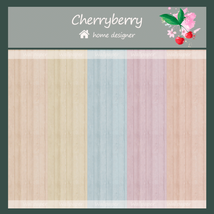 Pastel Colored Wood Panel Wallpapers