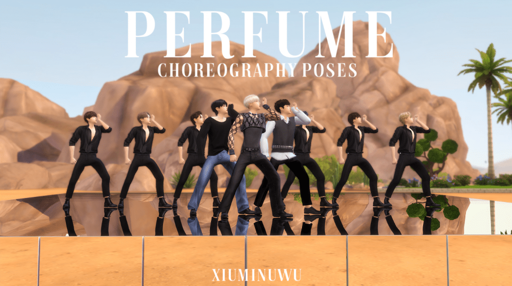 Perfume Choreography Korean Group Poses