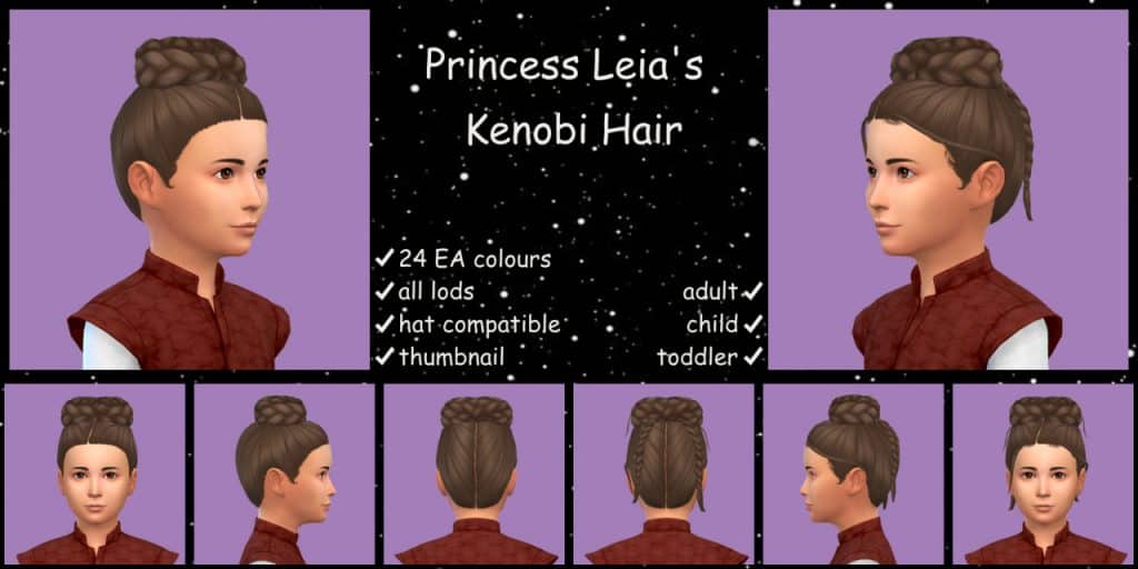 Princess Leia's Kenobi Hair