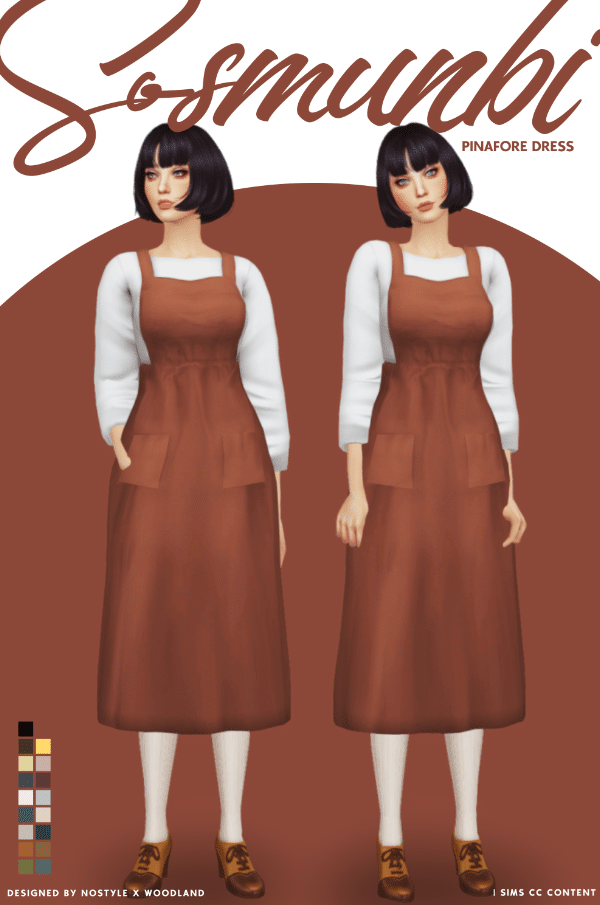 Sösmunbi Pinafore Dress