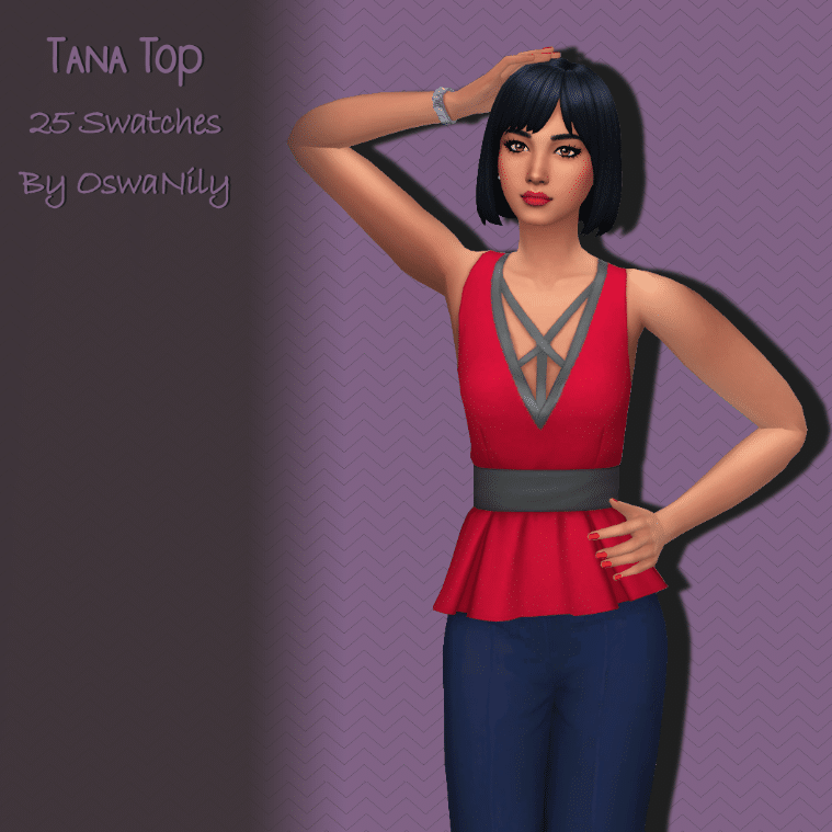 Tana Stylish Sleeveless Top for Female