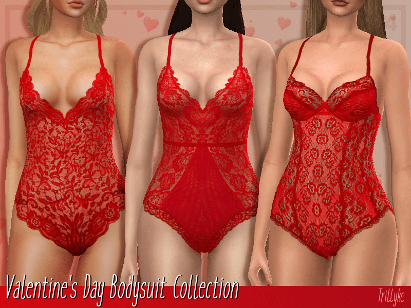 Valentine's Day Bodysuit Collection