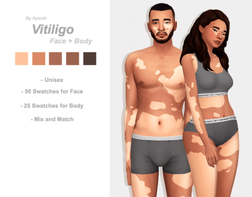 Vitiligo Face + Body
