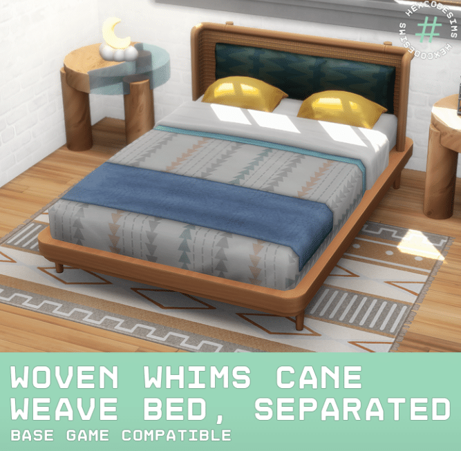 Woven Whims Cane Weave Bed Furniture