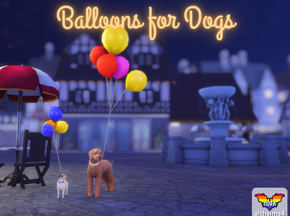 Balloons for Cats and Dogs Accessory