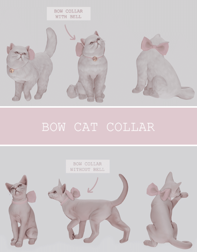 Bow Cat Collar for Pets