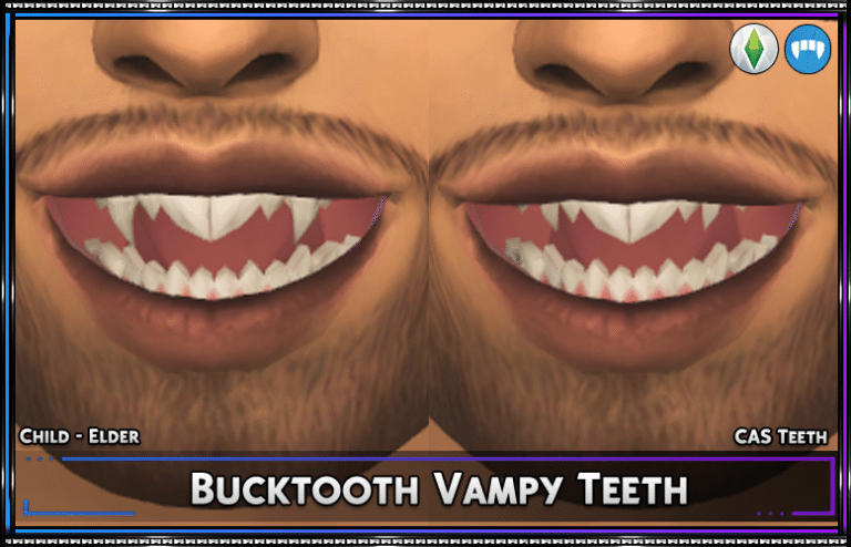 Bucktooth Vampy Teeth